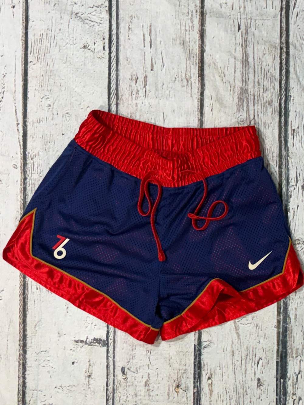 Philadelphia 76ers Nike Dri Fit NBA Basketball Uniform Shorts Women's